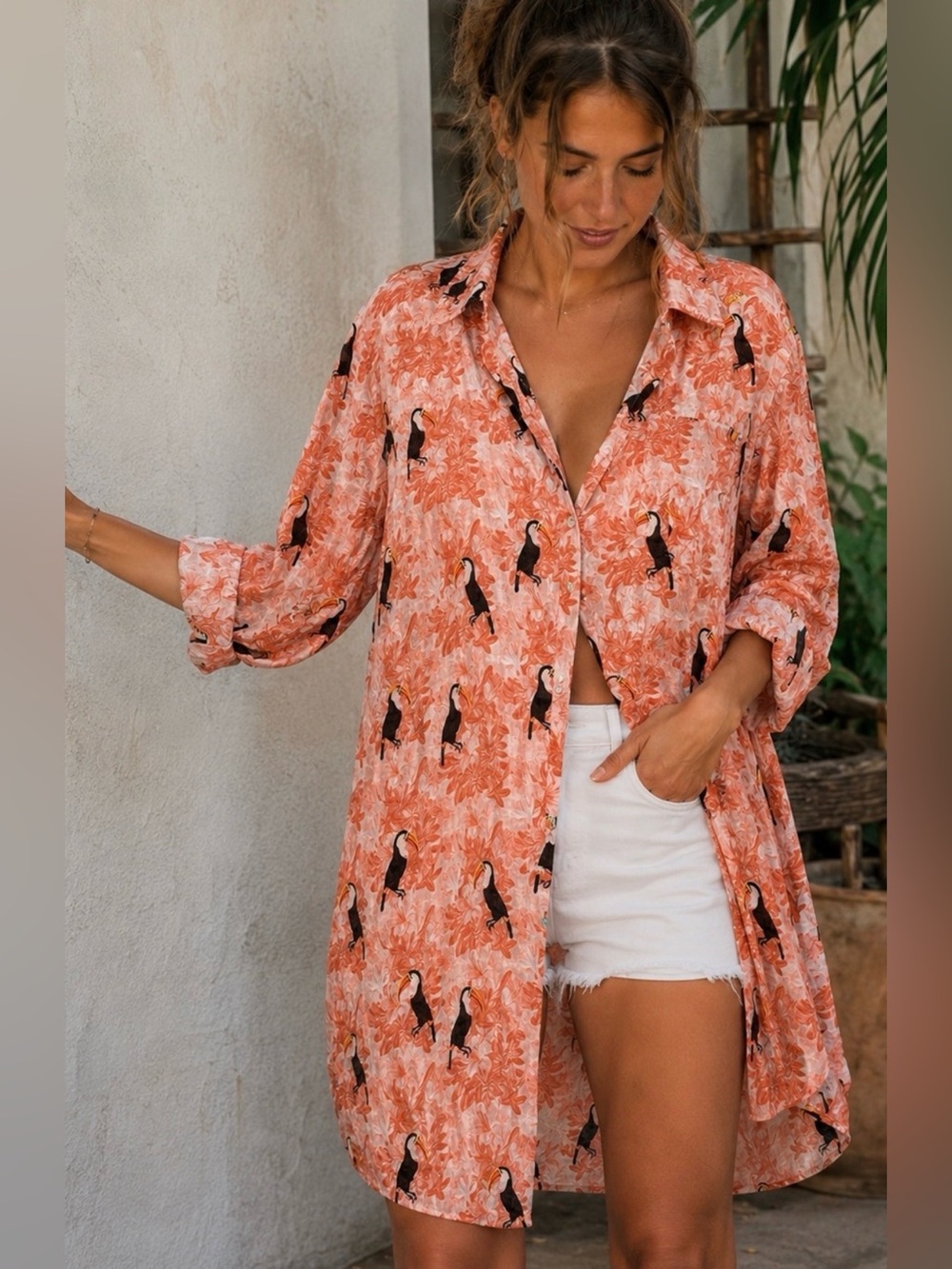 Jane & Delancey Toucan Short Dress